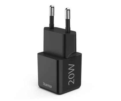 Ładowarka i akumulator HAMA ŁADOWARKA SIECIOWA PD/QC SUPERMINI 20W PD/QC CZARNA
